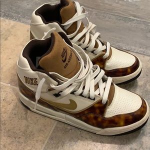 Nike Air Assault High Tops- Animal Print